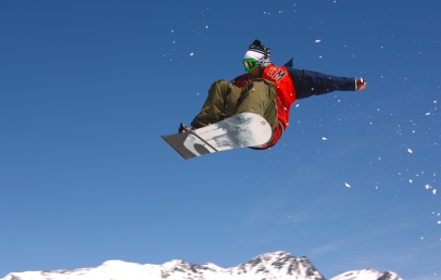 Extreme snowboarding